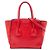 Borsa Satchel Prada Small Glace Calf Twin Pocket Rossa Rosso