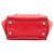 Borsa Satchel Prada Small Glace Calf Twin Pocket Rossa Rosso - vista 3