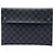 Borsa a pochette Louis Vuitton Damier Graphite Alpha Pochette GM Nera Nero