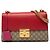 Padlock Borsa a tracolla Gucci Medium GG Supreme con lucchetto rossa Rosso