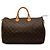 Louis Vuitton Monogram Speedy 40 Boston Tasche Braun