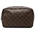 Borsa a Clutch Louis Vuitton Monogram Trousse Toilette 28 Marrone