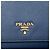 Borsa a tracolla Prada Saffiano Wallet On Chain Blu - vista 5