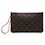 Pouch Louis Vuitton Monogram Neverfull MM Marrone