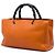 Borsa Gucci Medium Bamboo Shopper in pelle di vitello arancione - vista 2