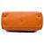 Borsa Gucci Medium Bamboo Shopper in pelle di vitello arancione - vista 3