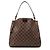 Borsa a tracolla Louis Vuitton Damier Ebene Graceful PM Marrone