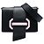 Borsa a tracolla Prada City Calf Plex Ribbon nera Nero