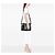 Burberry Medium Beat Check Nylon Lowry Satchel in Grau - Ansicht 5