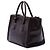 Double Bolsa Prada Glace Calf de Alça Dupla e Bolso Duplo, Castanho Marrom - vista 2