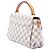 Borsa Satchel Louis Vuitton Damier Azur Croisette Bianca Bianco - vista 2
