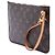 Louis Vuitton Monogram Neverfull MM Pouch Clutch Tasche Braun - Ansicht 2