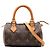 Borsa Louis Vuitton Monogram Mini Speedy HL Marrone