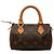 Borsa Louis Vuitton Monogram Mini Speedy HL Marrone