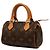 Borsa Louis Vuitton Monogram Mini Speedy HL Marrone - vista 2