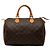 Louis Vuitton Monogram Speedy 30 Boston Tasche Braun
