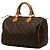 Louis Vuitton Monogram Speedy 30 Boston Tasche Braun - Ansicht 2
