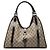 Gucci GG Supreme Jackie Joy Bardot Schultertasche Beige