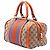 Borsa Boston Satchel Gucci Small GG Canvas Web beige - vista 2