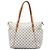 Borsa Tote Louis Vuitton Damier Azur Totally MM bianca Bianco
