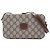 Borsa a tracolla Gucci GG Supreme Interlocking G beige