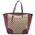 Bolso Tote Bree Gucci de lona GG y piel de becerro beige