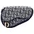 Autre Marque Diorissimo Saddle Pouch aus blauem Canvas Dior