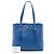 Prada Saffiano Soft Shopping Tote Blau - Ansicht 7
