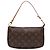Bolso de hombro Louis Vuitton Monogram Pochette Accessoires Marrón Castaño