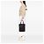 Borsa Tote Gucci GG in nylon marrone - vista 6