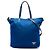 Borsa Tote Convertibile Prada Tessuto Blu con Chiusura a Zip