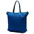 Borsa Tote Convertibile Prada Tessuto Blu con Chiusura a Zip - vista 2