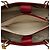 Bamboo Bolsa Shopper Satchel Gucci Medium em couro de bezerro vermelha com bambu Vermelho - vista 4