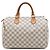 Borsa Boston Louis Vuitton Damier Azur Speedy 30 Bianca Bianco