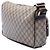 Borsa a tracolla Gucci GG Supreme con doppia tasca Beige - vista 2