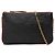 Borsa a tracolla Louis Vuitton Monogram Empreinte Double Zip Pochette Blu