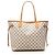 Borsa Tote Louis Vuitton Damier Azur Neverfull MM bianca Bianco