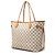 Borsa Tote Louis Vuitton Damier Azur Neverfull MM bianca Bianco - vista 2