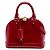 Borsa Satchel Alma BB Louis Vuitton Monogram Vernis Rossa Rosso