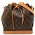 Borsa a secchiello Louis Vuitton Monogram Noe BB Marrone
