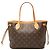 Louis Vuitton Monogram Neverfull PM Tragetasche Braun