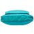 Borsa a tracolla Prada in Tessuto blu con rifiniture in Saffiano e chiusura a zip - vista 3