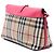 Borsa a tracolla Burberry Haymarket Check Canvas Leah Rosa - vista 2