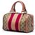 Borsa Satchel Gucci Small GG Canvas Web Beige - vista 2