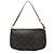 Bolso de Hombro Louis Vuitton Monogram Pochette Accessoires Marrón Castaño