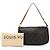 Bolso de Hombro Louis Vuitton Monogram Pochette Accessoires Marrón Castaño - vista 6
