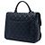 Borsa Chanel Large Trendy CC Top Handle Flap Satchel in pelle di agnello blu - vista 2