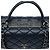 Borsa Chanel Large Trendy CC Top Handle Flap Satchel in pelle di agnello blu - vista 6