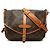 Borsa crossbody Louis Vuitton Monogram Saumur 30 Marrone