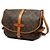 Borsa crossbody Louis Vuitton Monogram Saumur 30 Marrone - vista 2